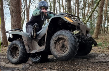 Forest Quad Biking session in Manchester with Adventure Now