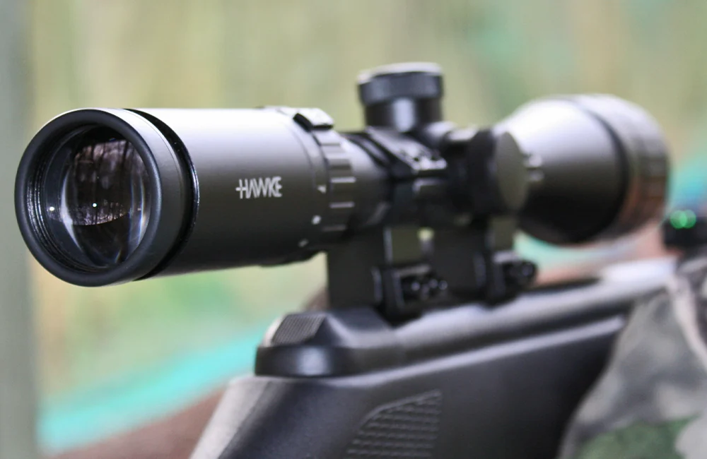 Upgraded telescopic Air Rifle scope with adjustable zoom at Adventure Now Manchester