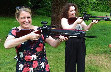 Crossbows Hen Party at Adventure Now Sheffield